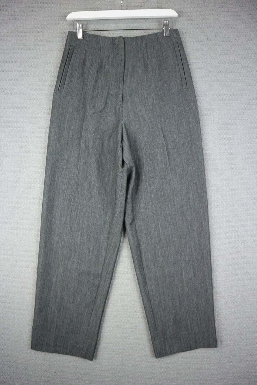 Oak + Fort Women's Heather Grey Pants Size 6 High Rise Slacks Business Casual NW